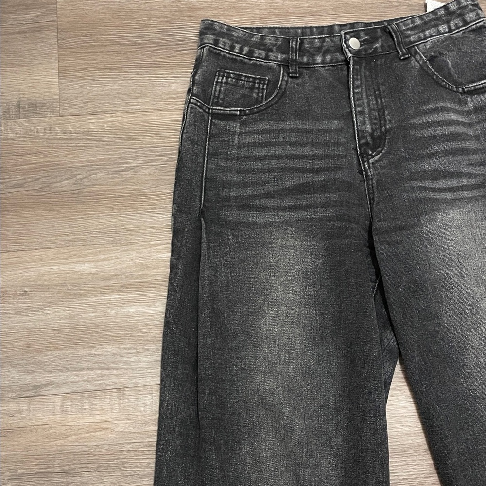 High Rise Black Jeans - Picture 3 of 7